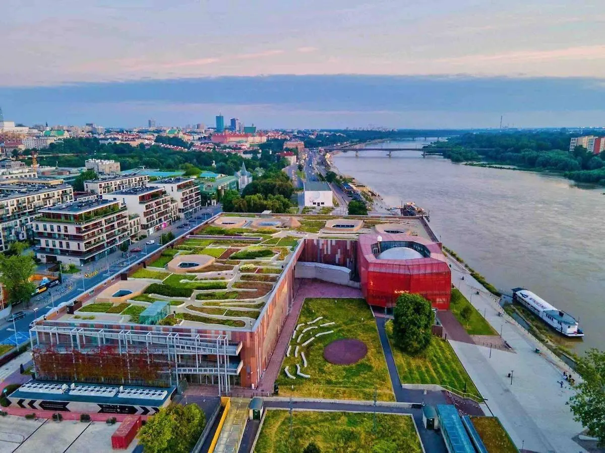 Sawa 6 Metro Fast Wifi 70'Tv Panorama Hbo, Netflix, Dsiney+ Apartment Warsaw